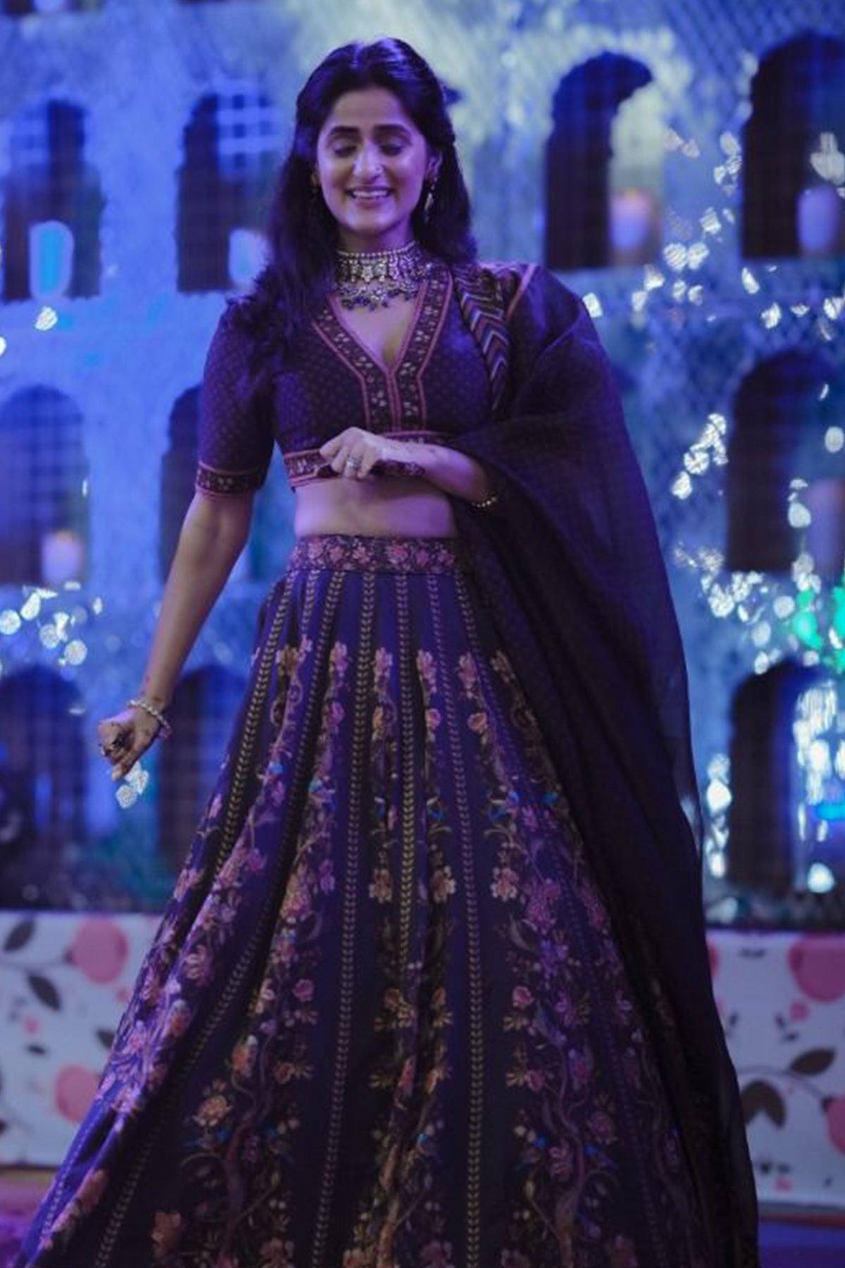 Mahima Kapoor In our Custom Nisha Chakori Chidiya Geetanjali Lehenga Set