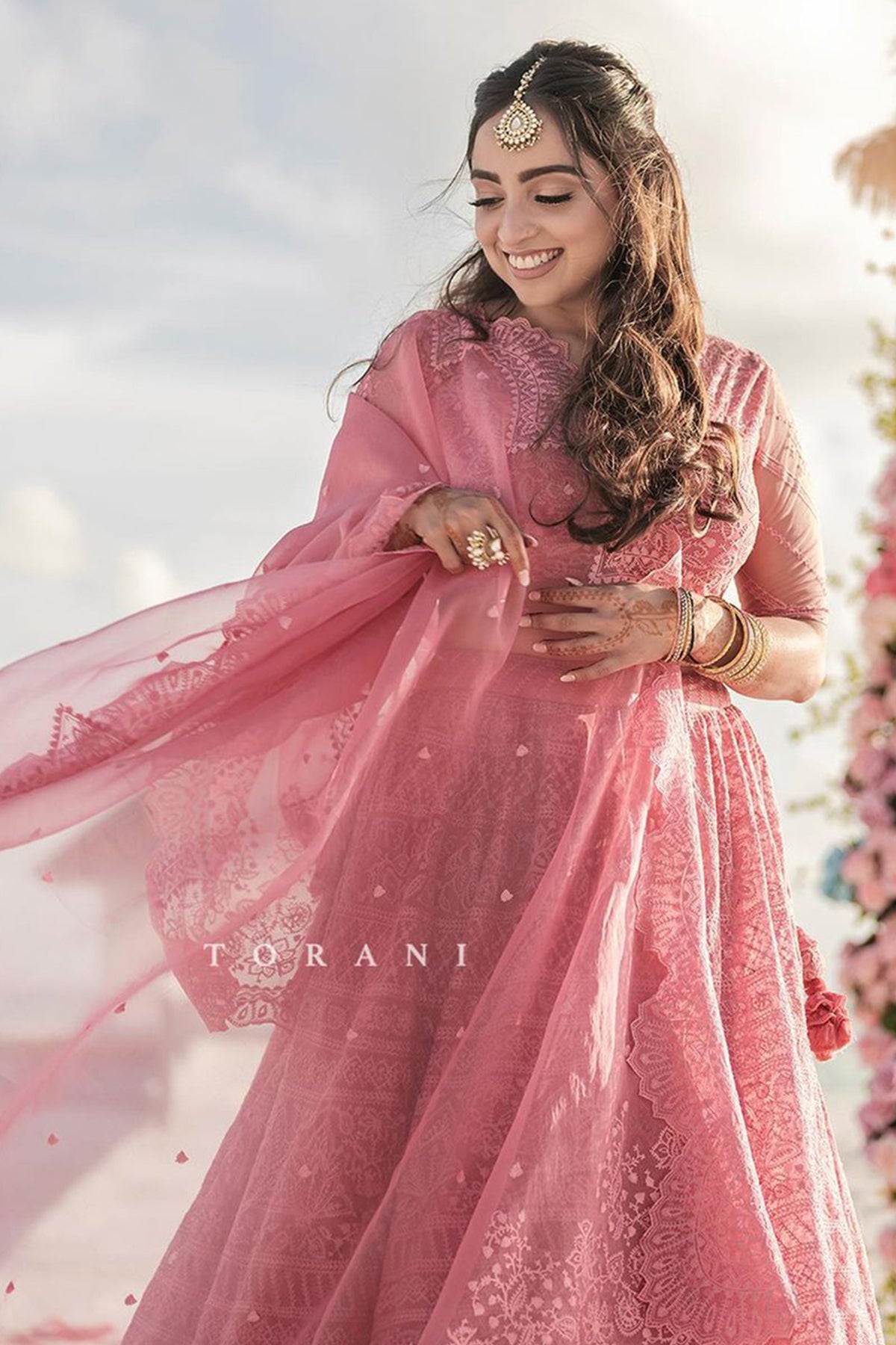 Disha Sharma in our Gulaab Advaita Lehenga Set