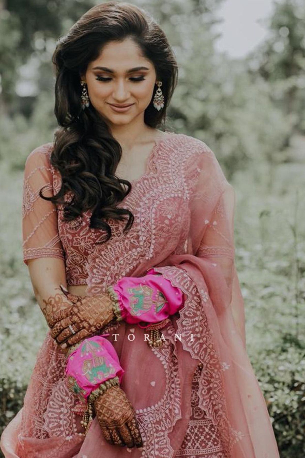 Anjali Kalsi In Our Gulaab Advaita Lehenga Set