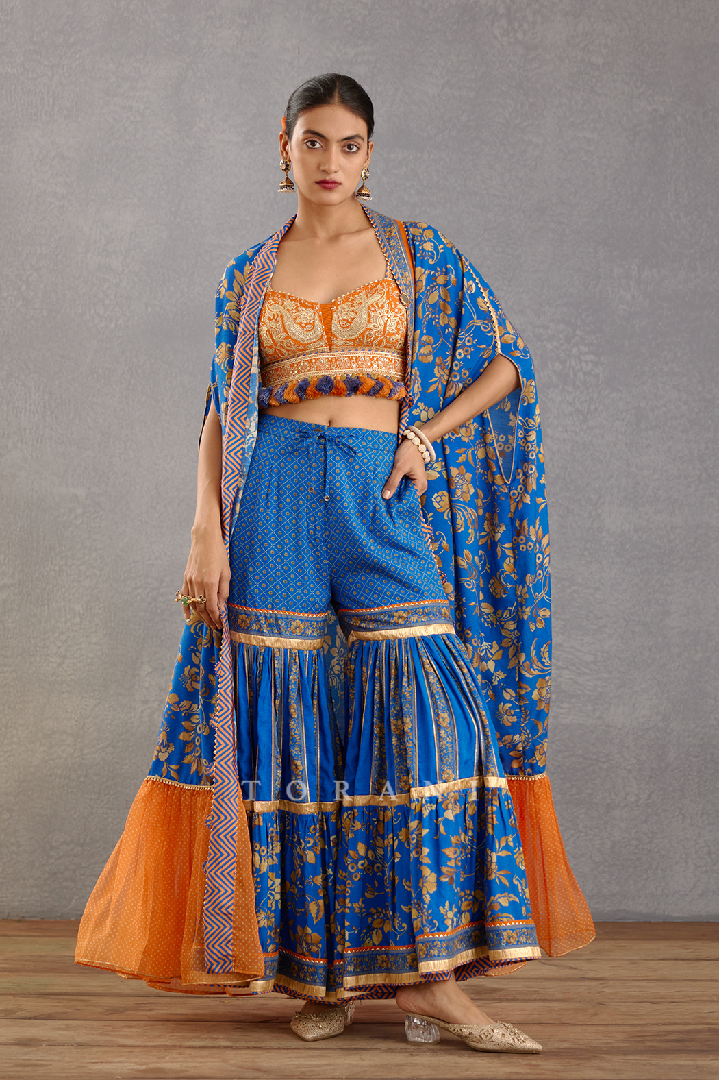 Rang Shyam Husn Cape Set