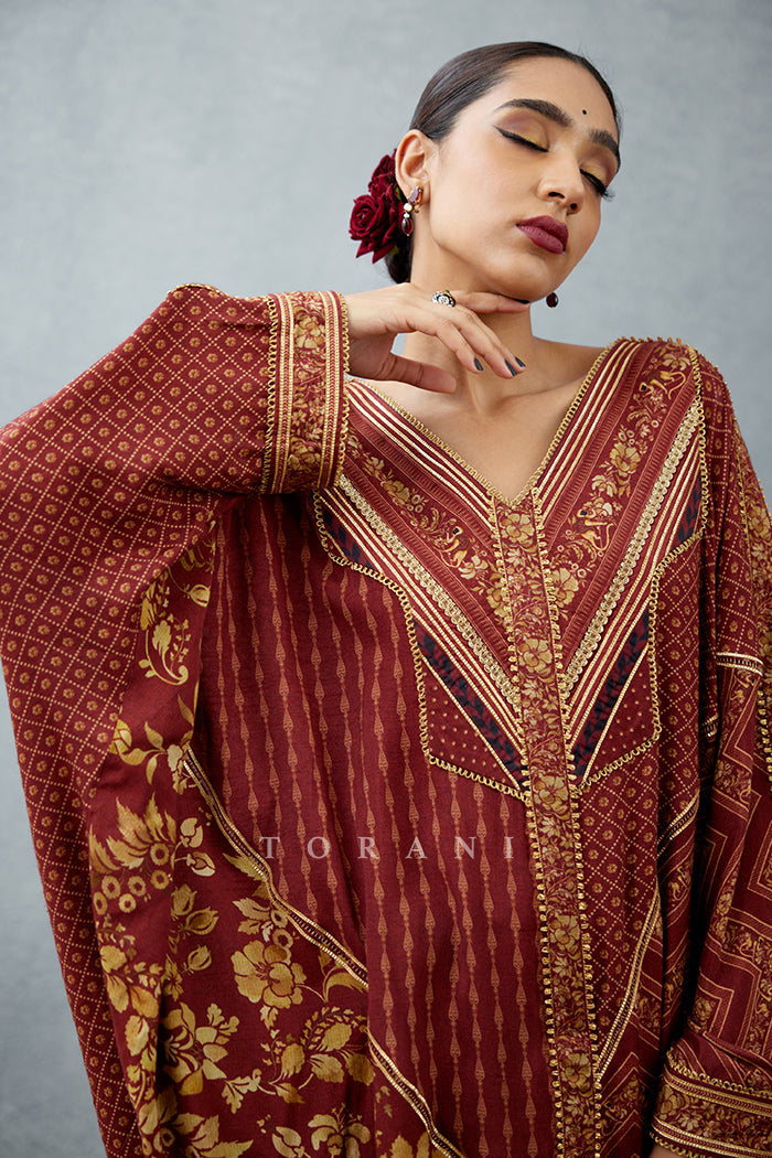 Gulnar Ziba Kaftan Set