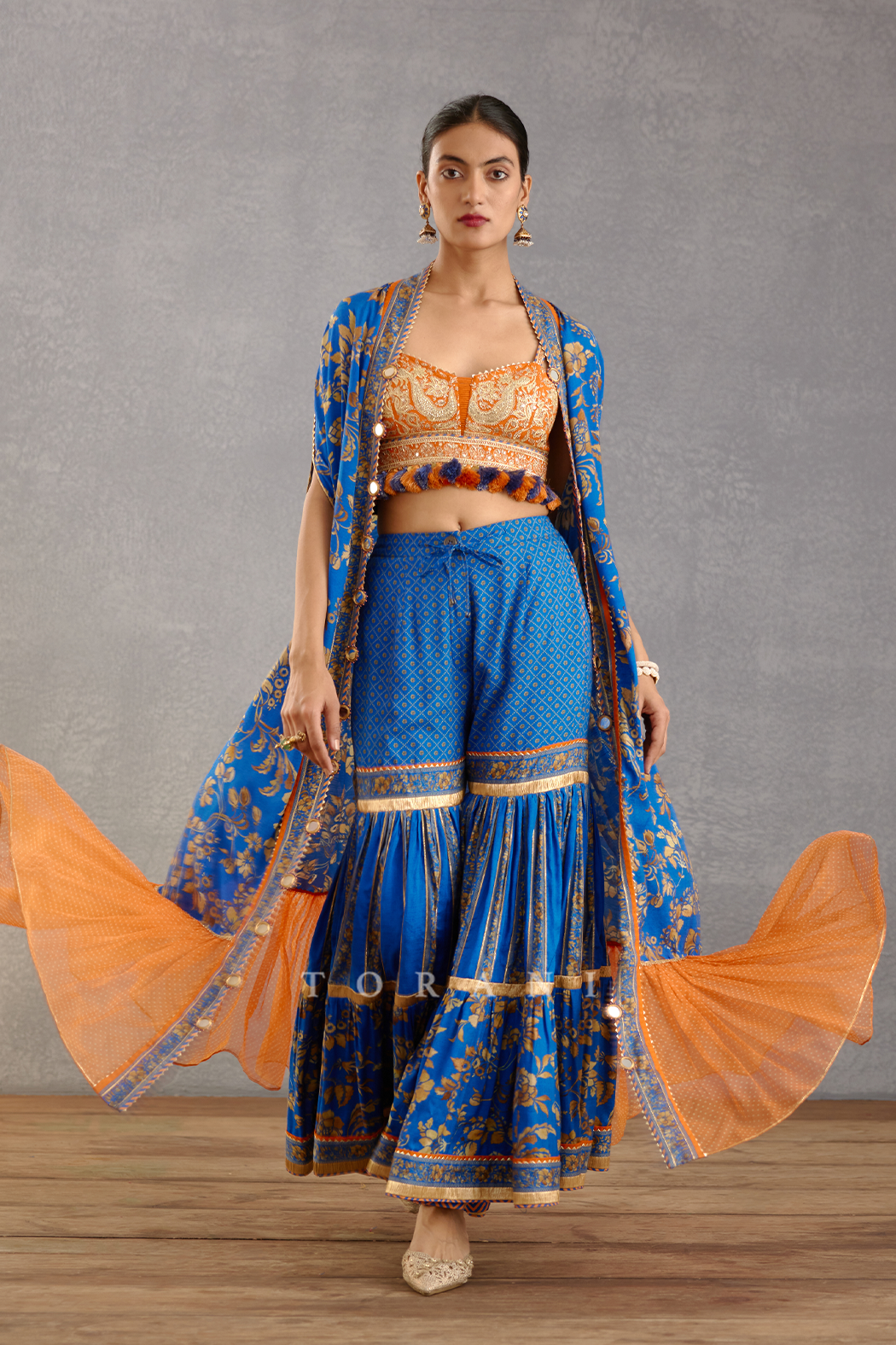 Rang Shyam Husn Cape Set