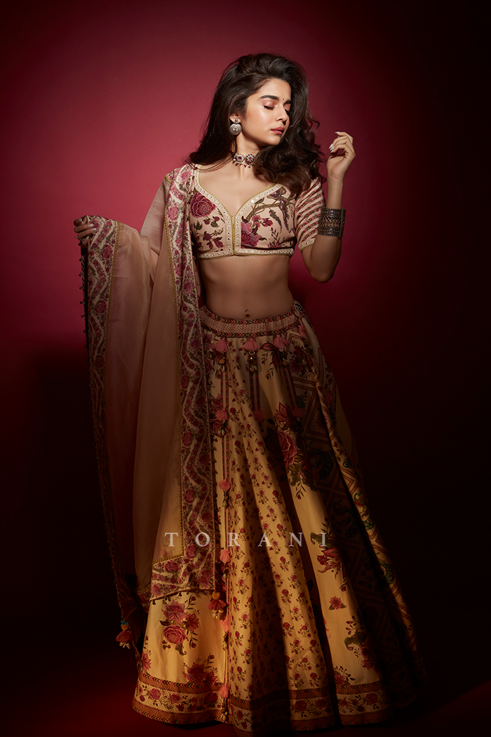 Mithila Palkar in our Kasturi Waheeda Lehenga Set