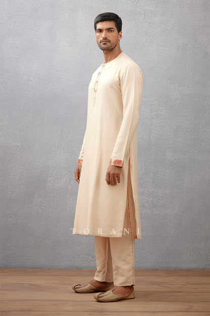 Airawata Ecru Faiz Bandi Set