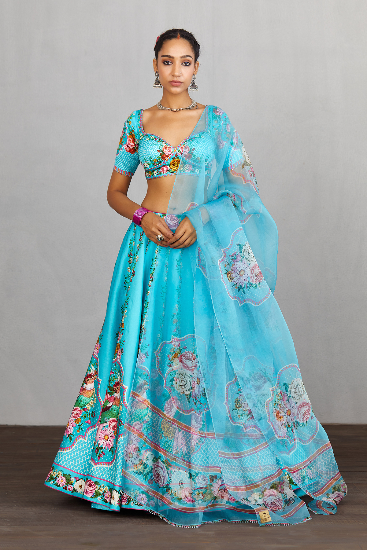 FIROZA ARSHNEER LEHENGA SET by Torani