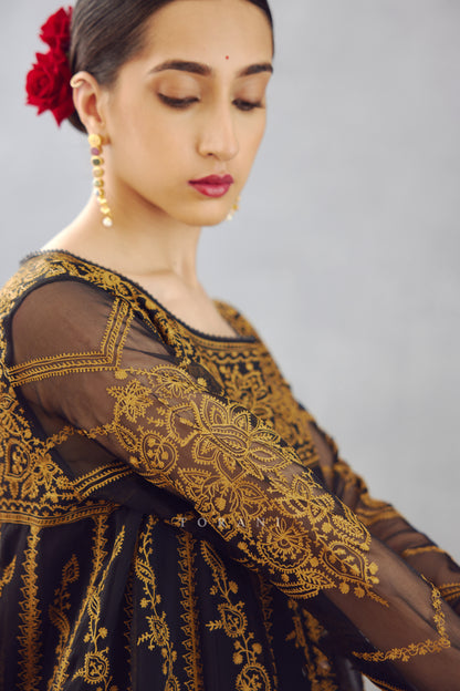 Gulghast Sutlej Anarkali Set