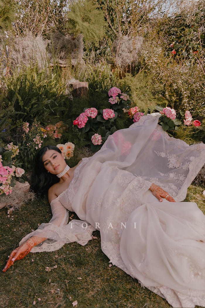 Rekha Marda in our Custom Swetah Ela Saree Set