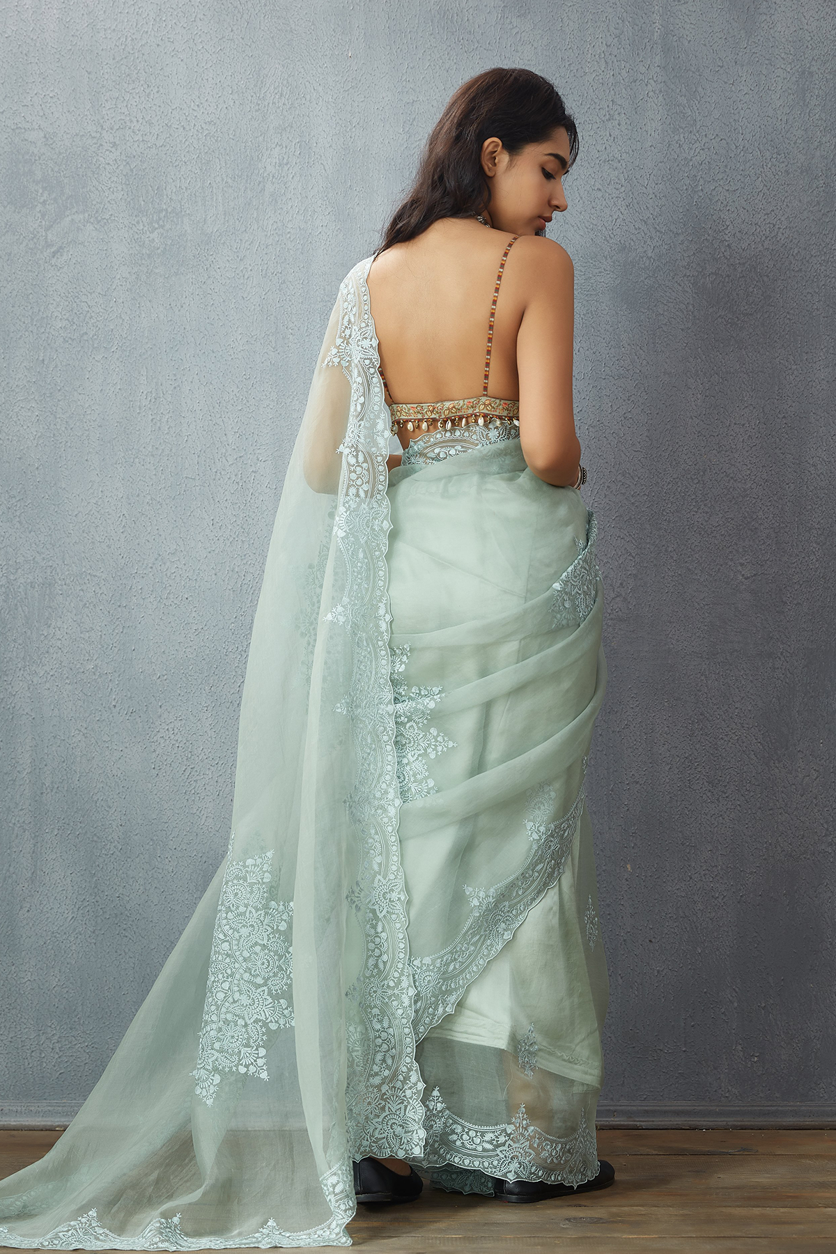 Radhika Apte in our Champa Yuvani Saree Set