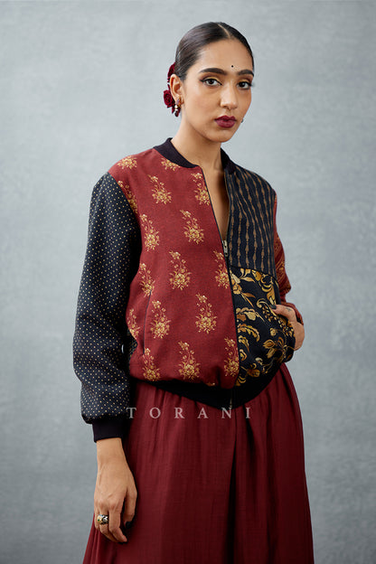 Gulnar Aasma Bomber Jacket