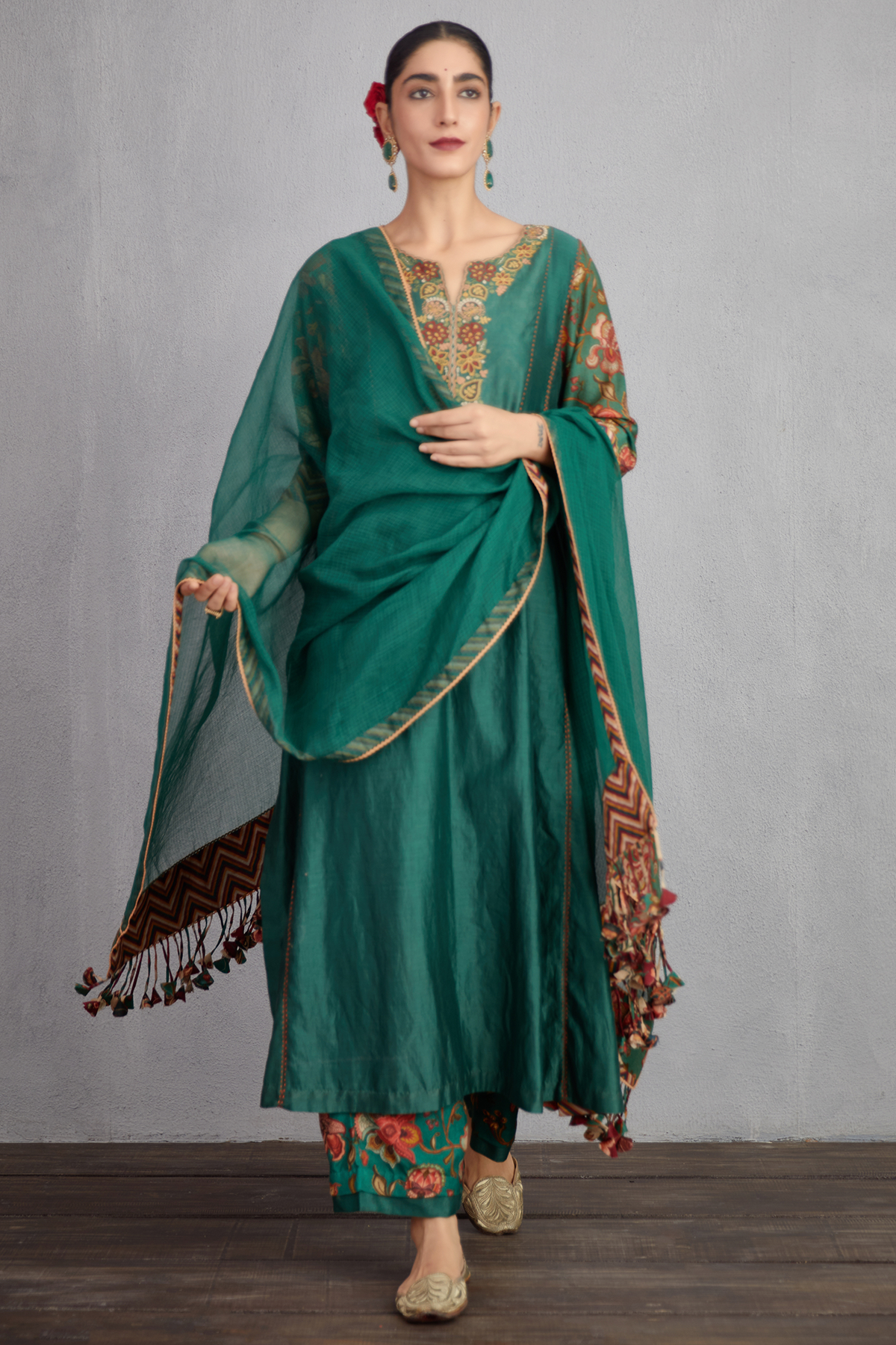 Sheesham Barkha Kurta Set