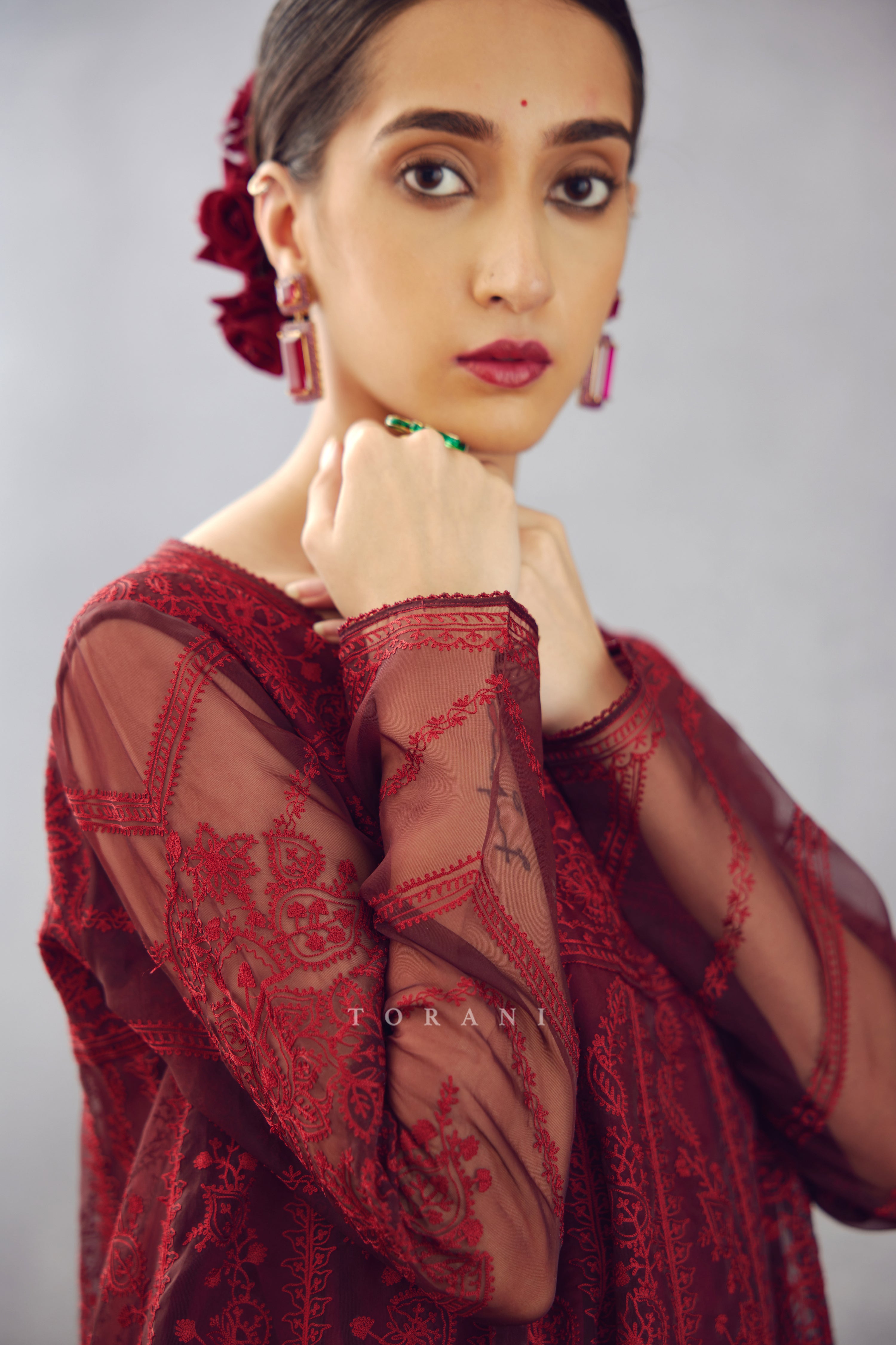 Gulnar Kalidaar Paavni Kurta Set