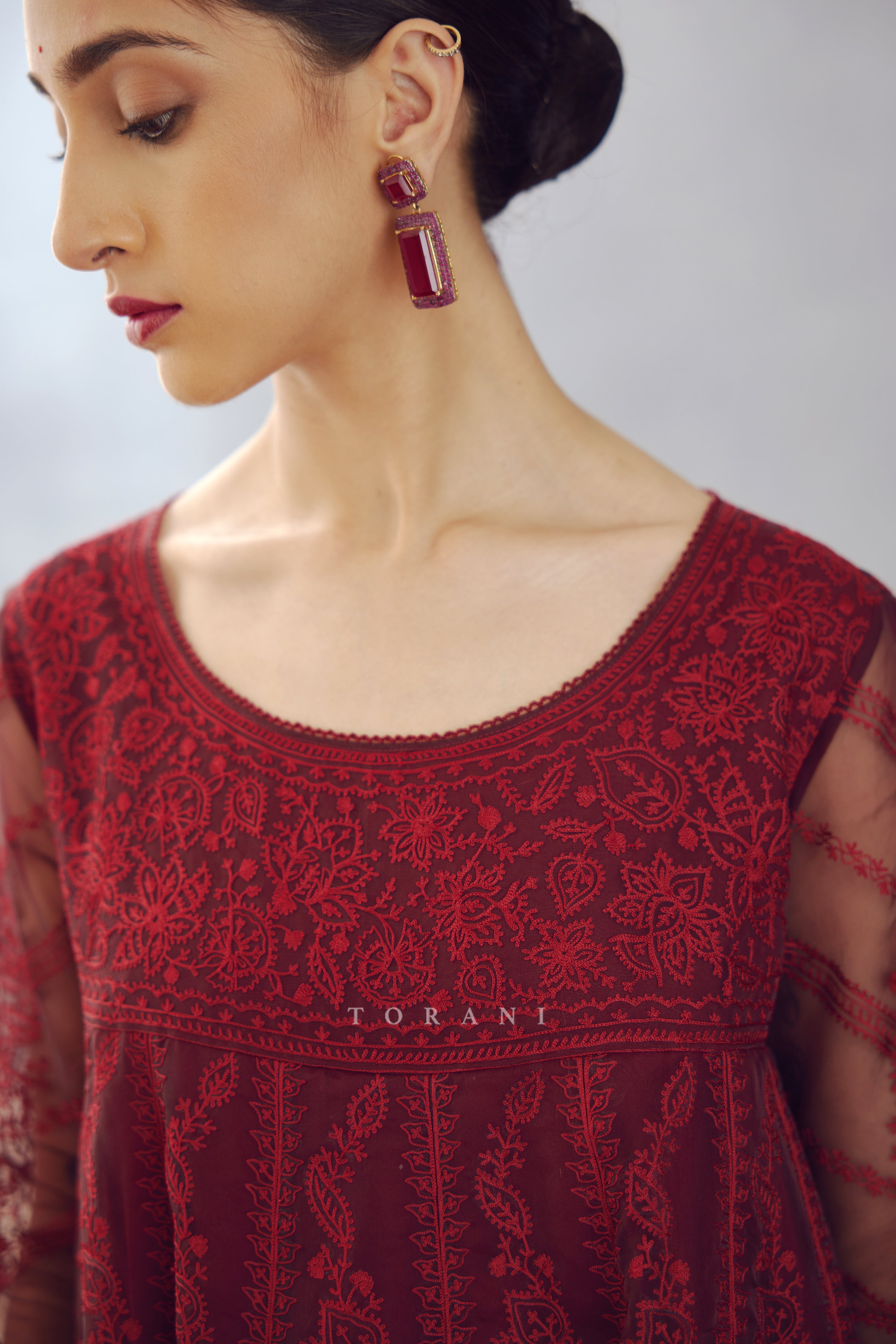 Gulnar Kalidaar Paavni Kurta Set