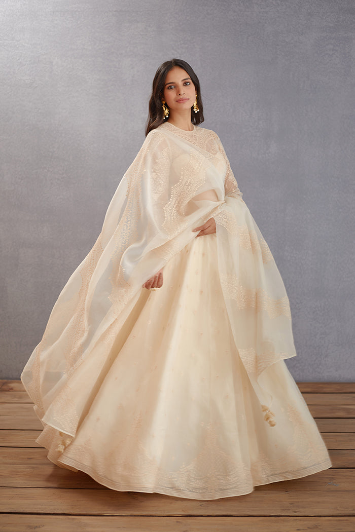 Mogra Rubani Lehenga Set