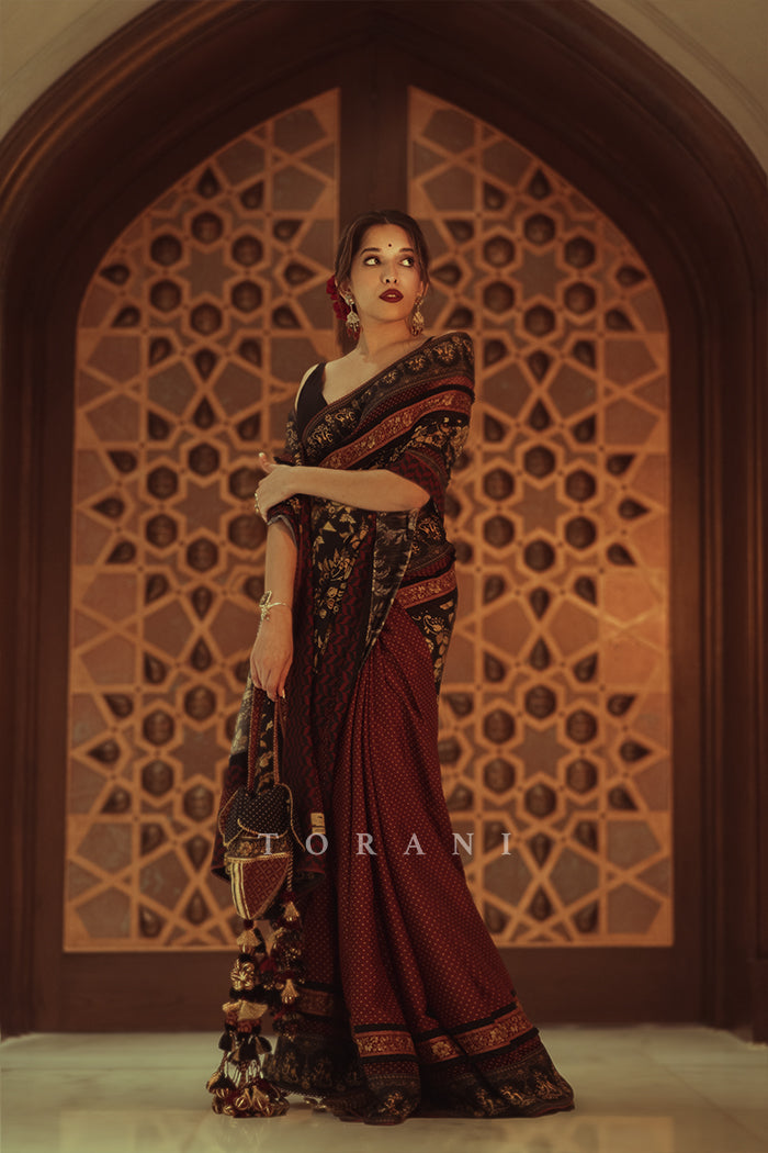 Trinetra Haldar gummaraju in Gulghast Arwa Saree