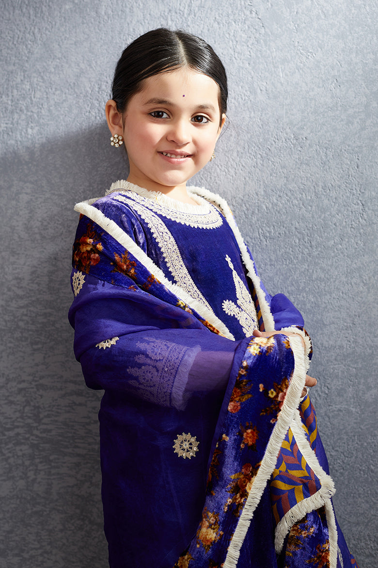 Jamuni Gulnaz Makhmal Kurta Set