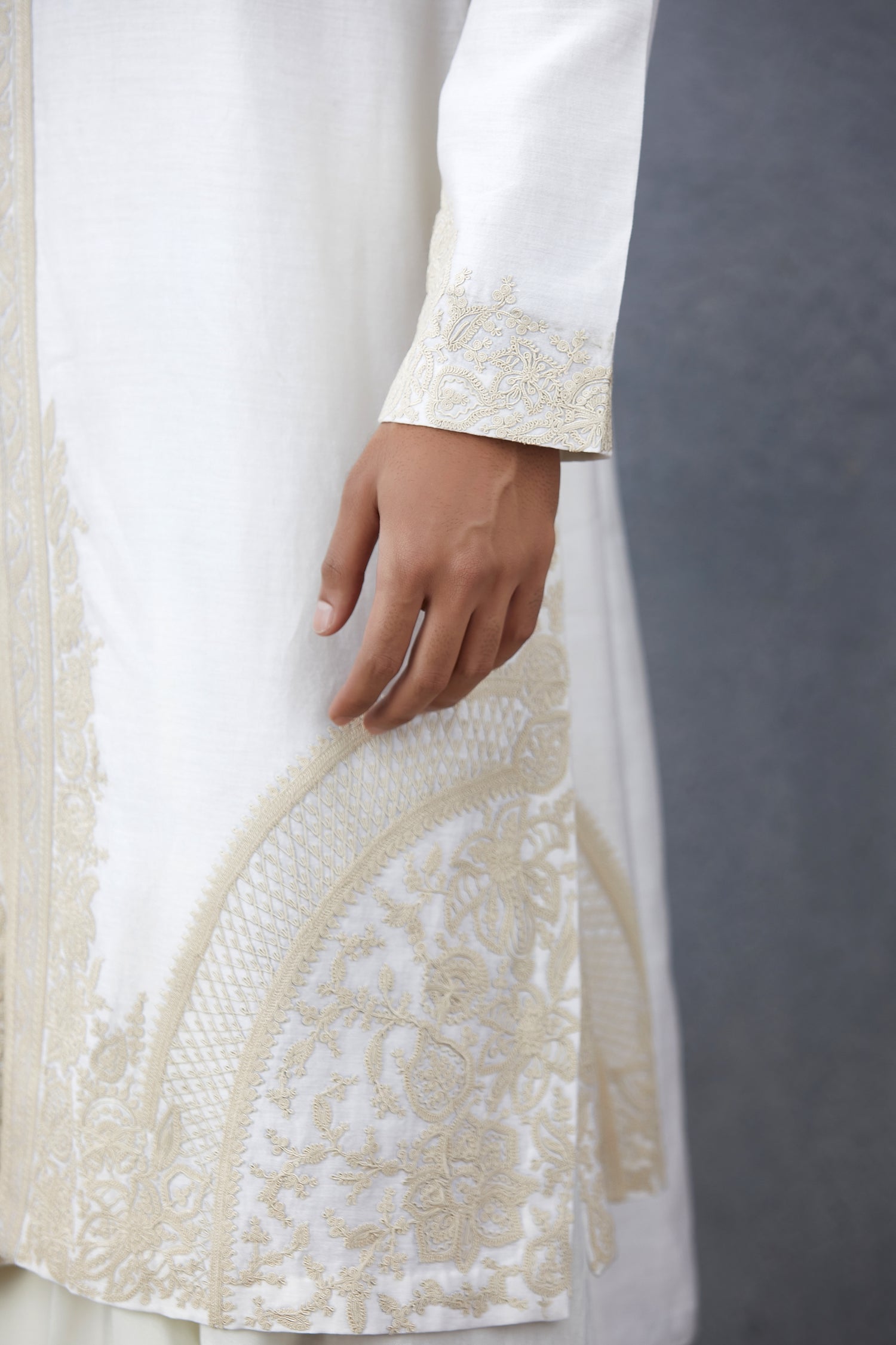 Swetah Aazim Dhoti Set