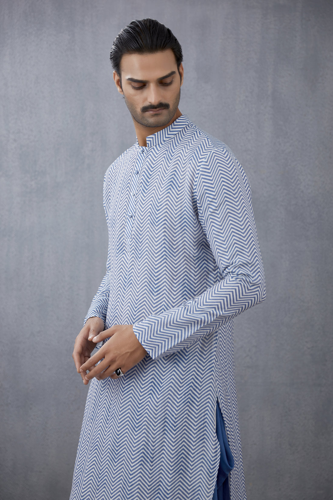 Neeli Booti Rafik Dhoti Set