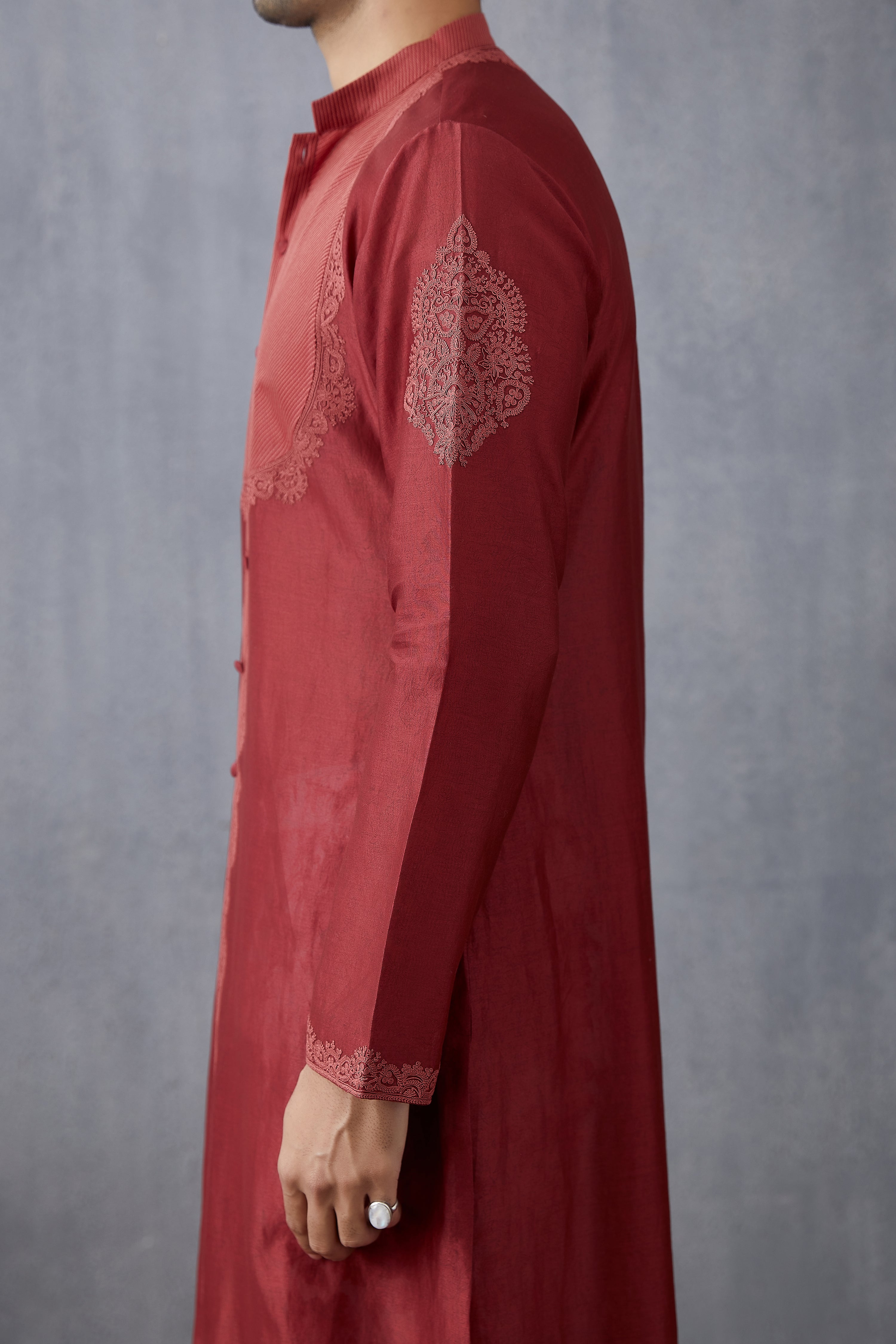 Bhuri Chanderi Rahil Kurta Set