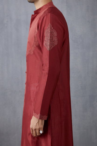 Bhuri Chanderi Rahil Kurta Set