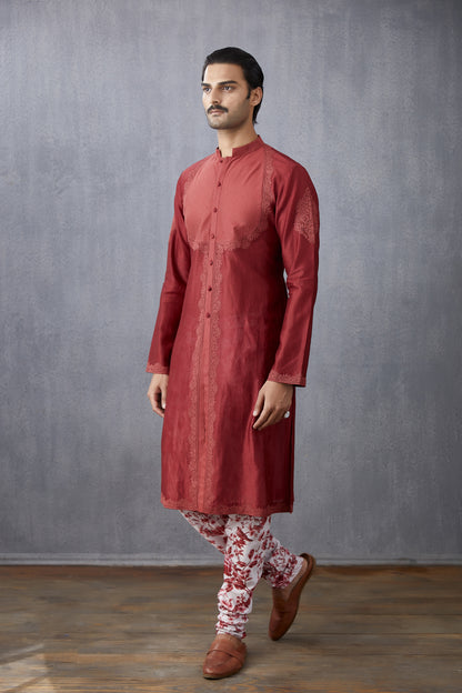 Bhuri Chanderi Rahil Kurta Set