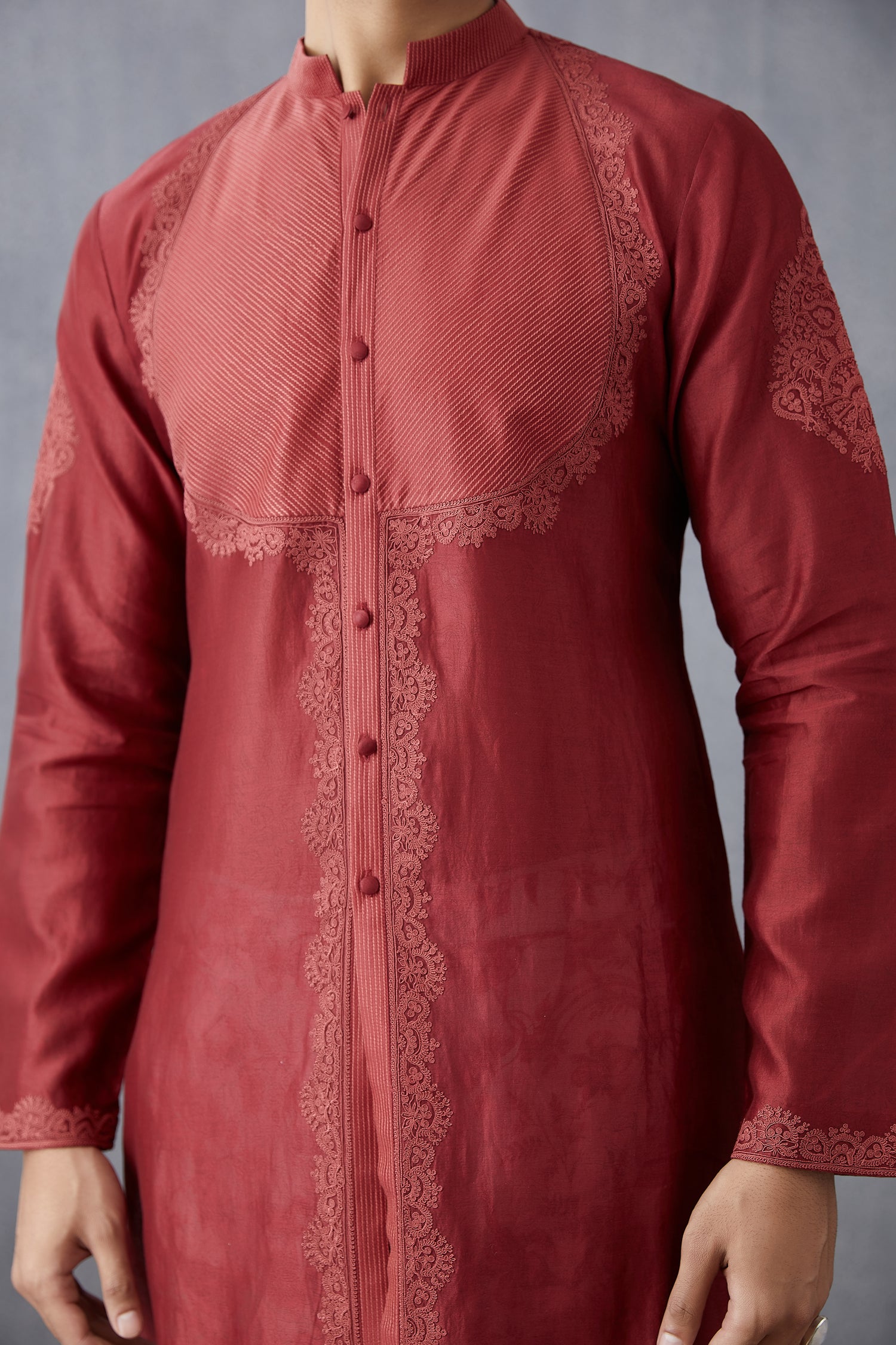 Bhuri Chanderi Rahil Kurta Set