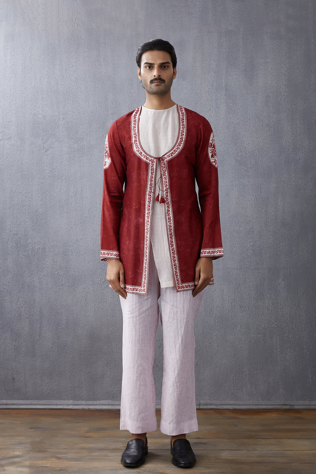 Bhoori Chanderi Bashir Kurta Set