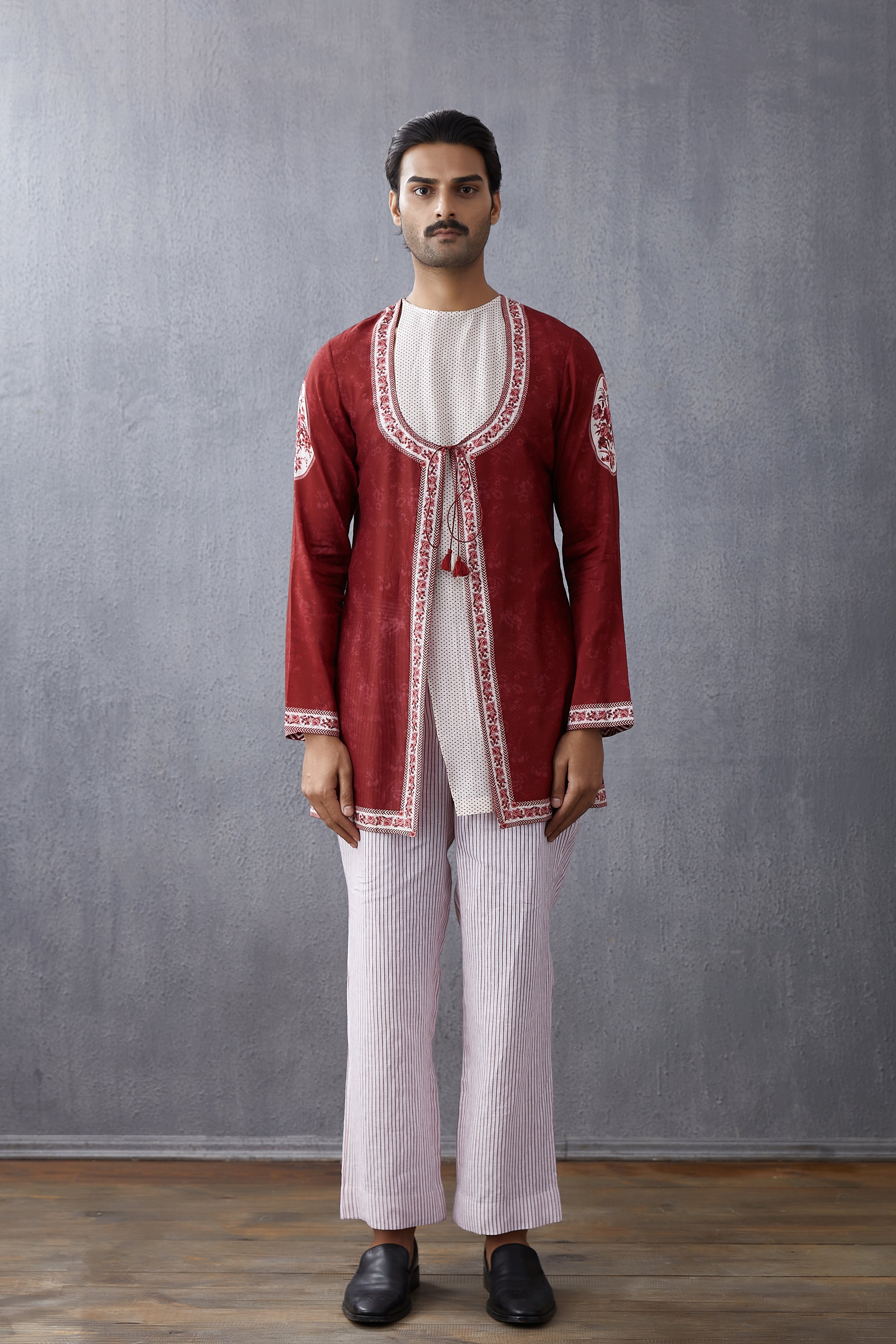 Bhoori Chanderi Bashir Kurta Set