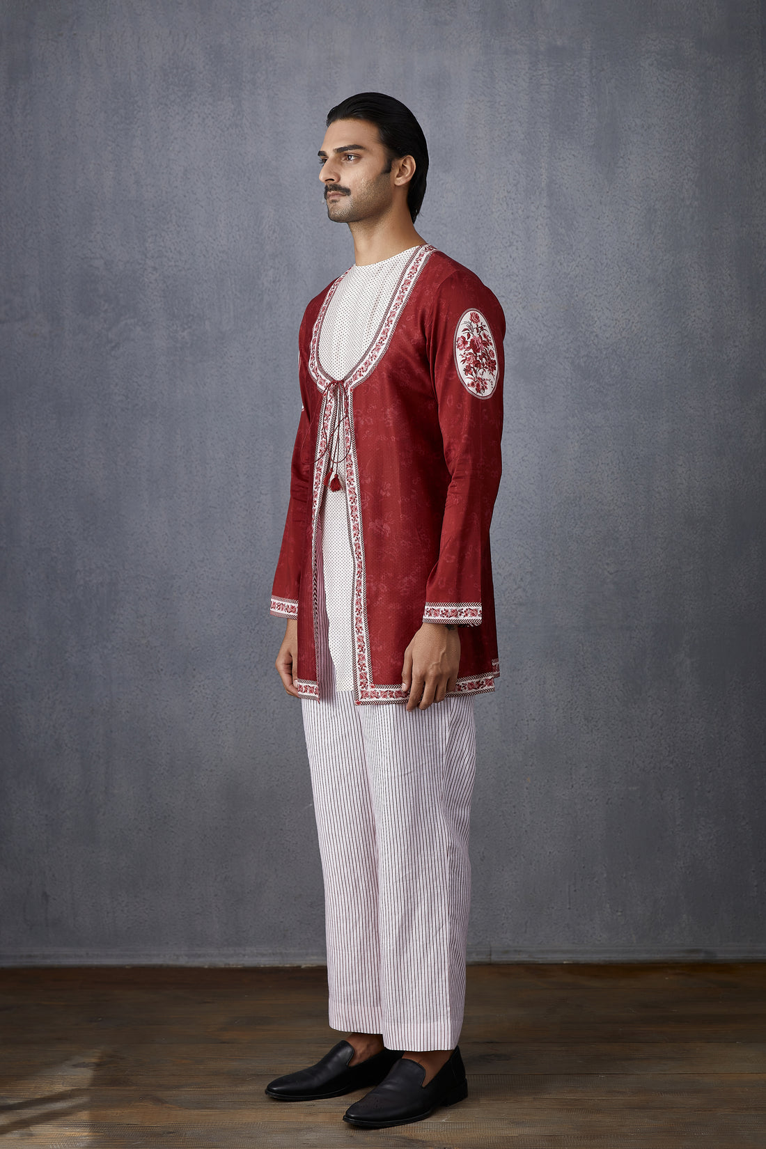 Bhoori Chanderi Bashir Kurta Set