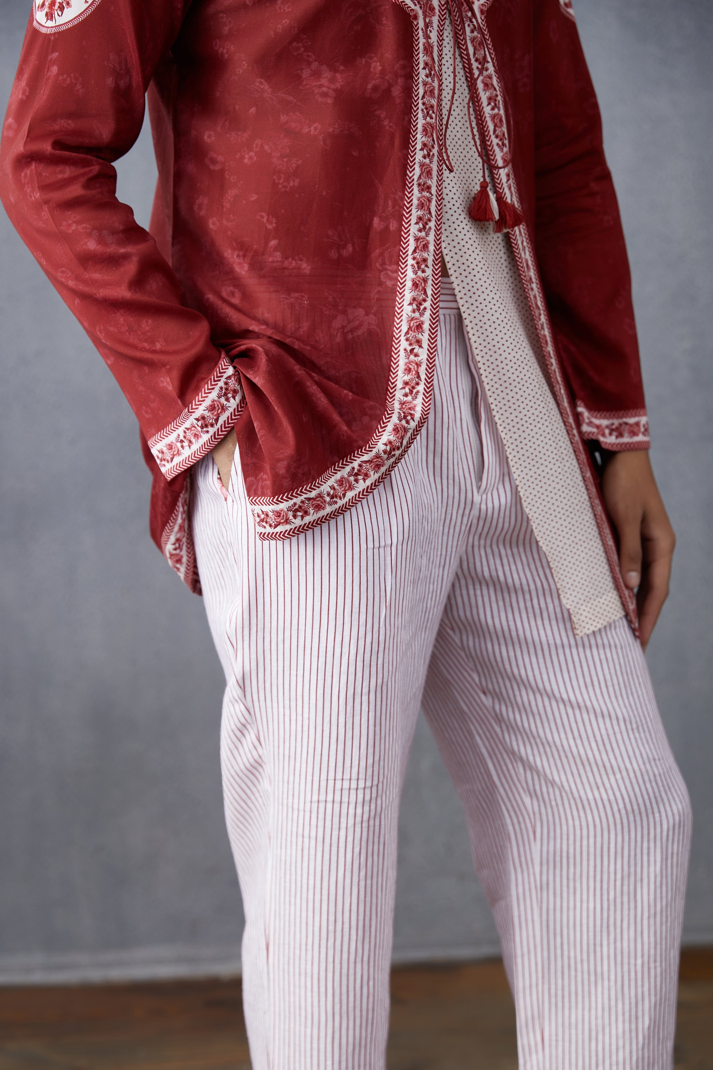 Bhoori Chanderi Bashir Kurta Set