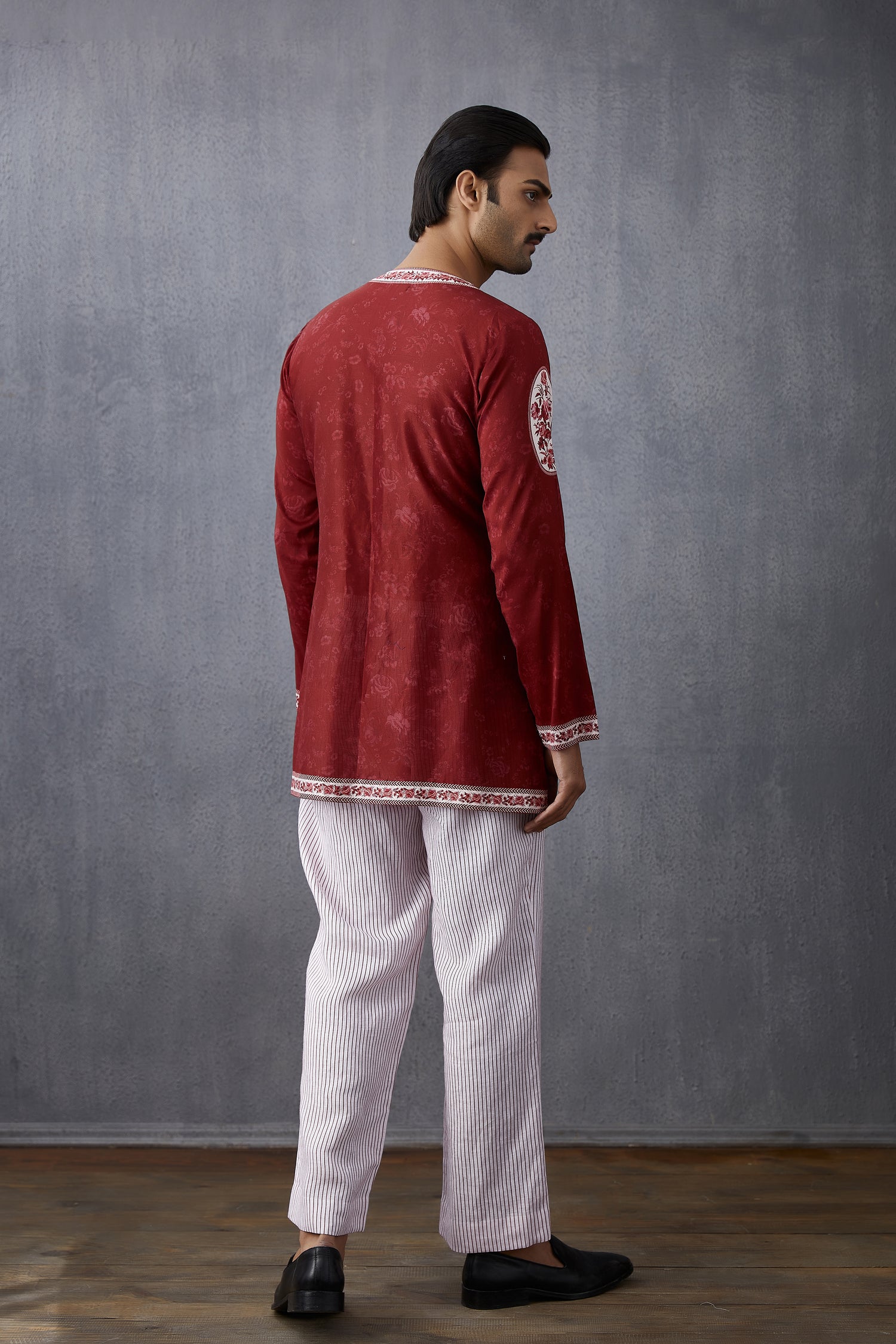 Bhoori Chanderi Bashir Kurta Set