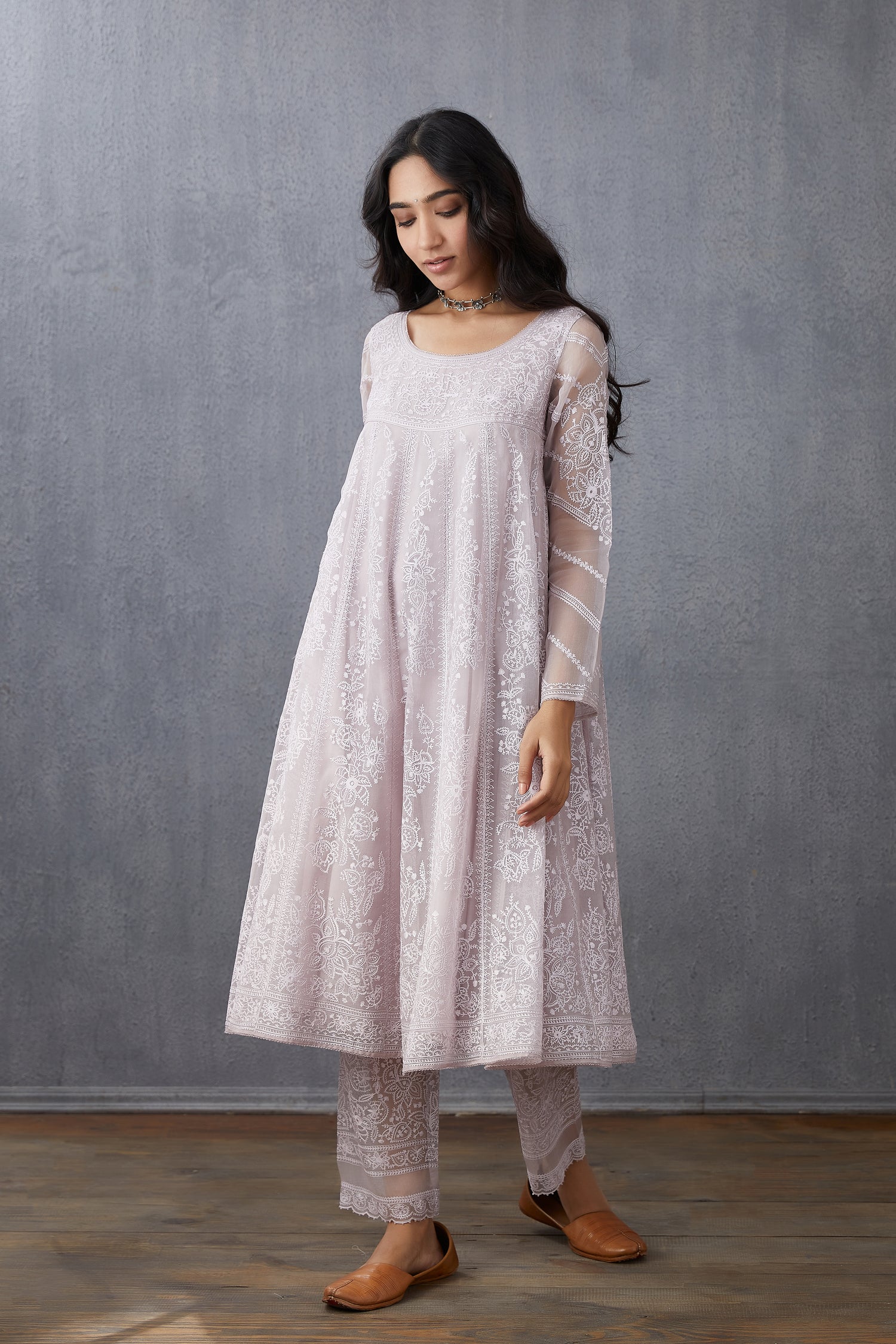 Bakaayan Kalidaar Paavni Kurta Set