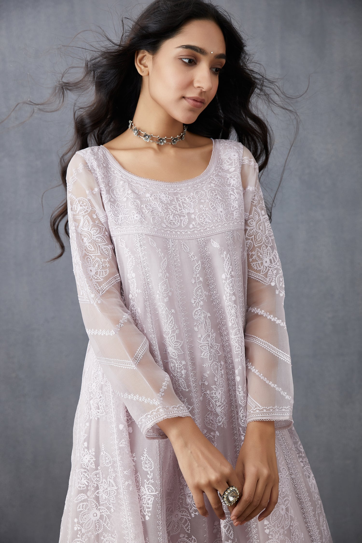 Bakaayan Kalidaar Paavni Kurta Set