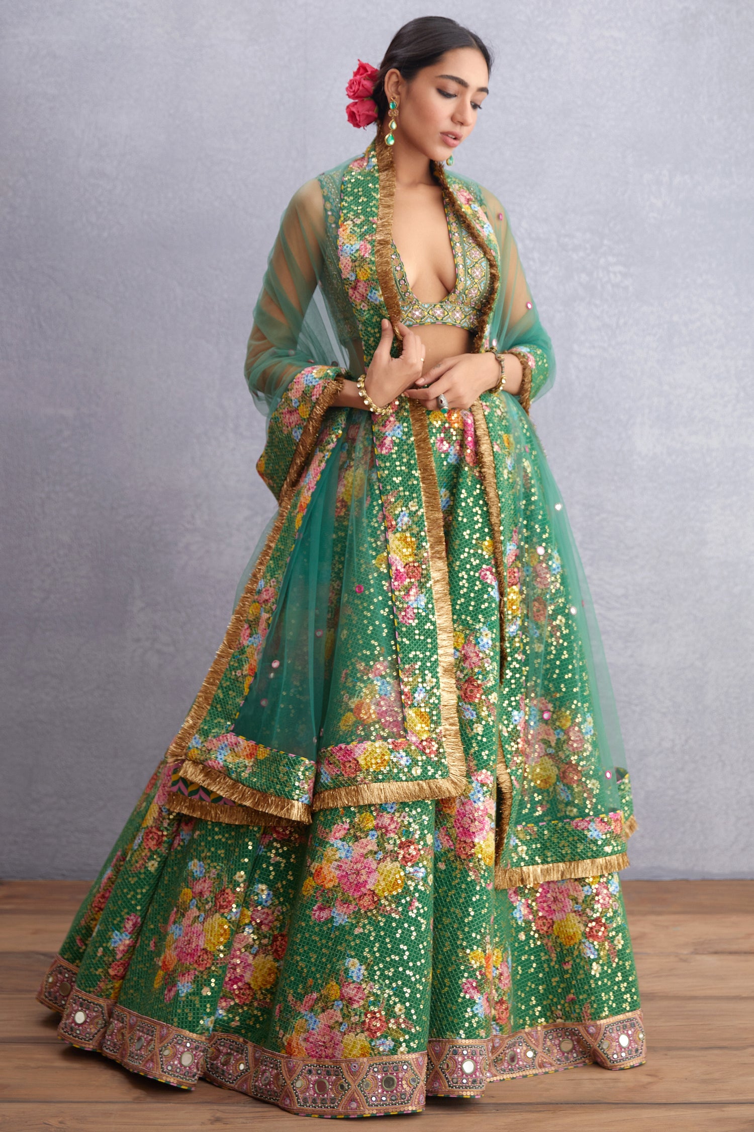 Panna Aastika Lehenga Set