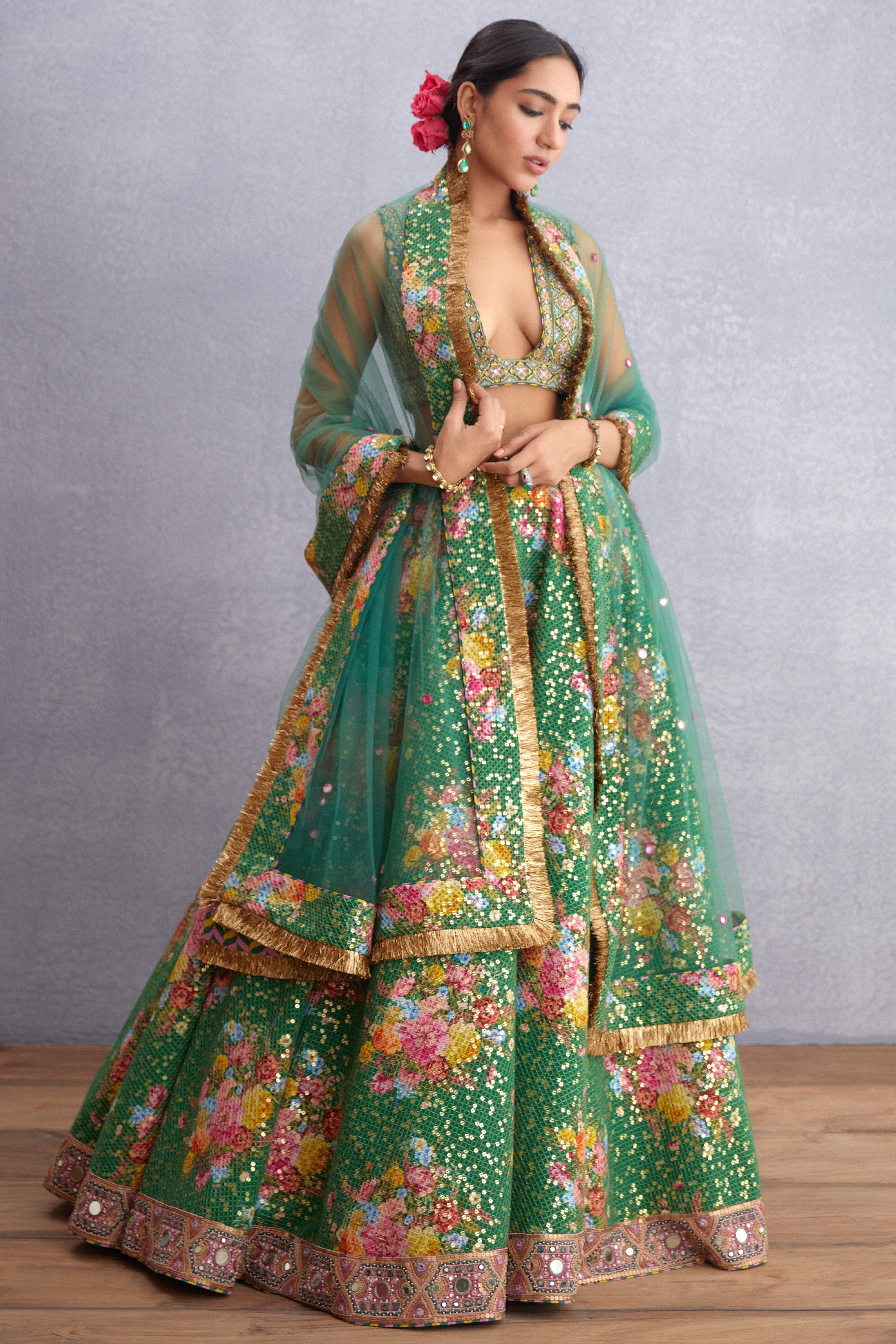 Panna Aastika Lehenga Set