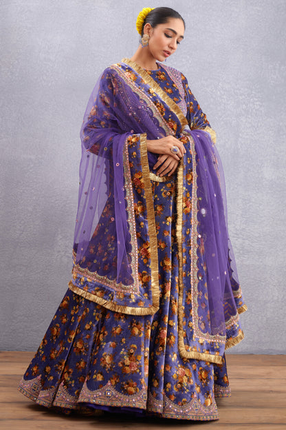 Jamuni Makhmal Kiranpreet Lehenga Set