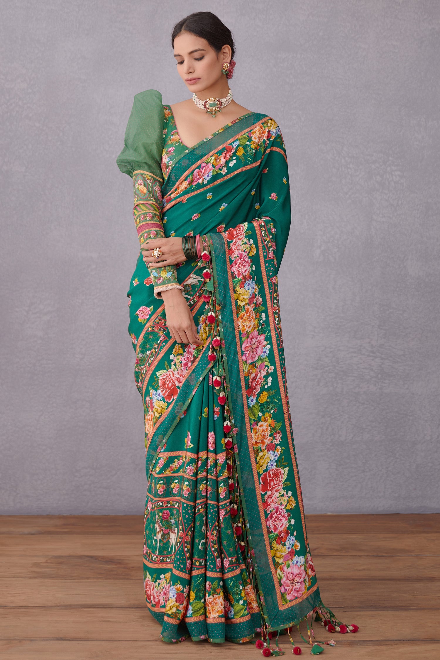 Panna Mahnoor Saree