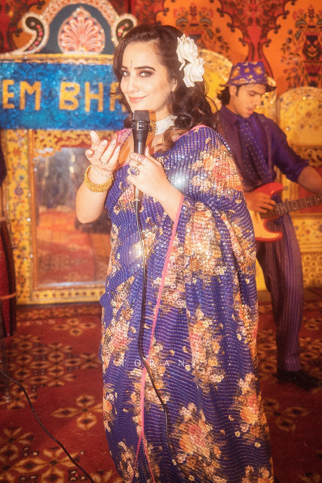 KUSHA KAPILKA IN SEQUIN SAREE SET FROM TORANI