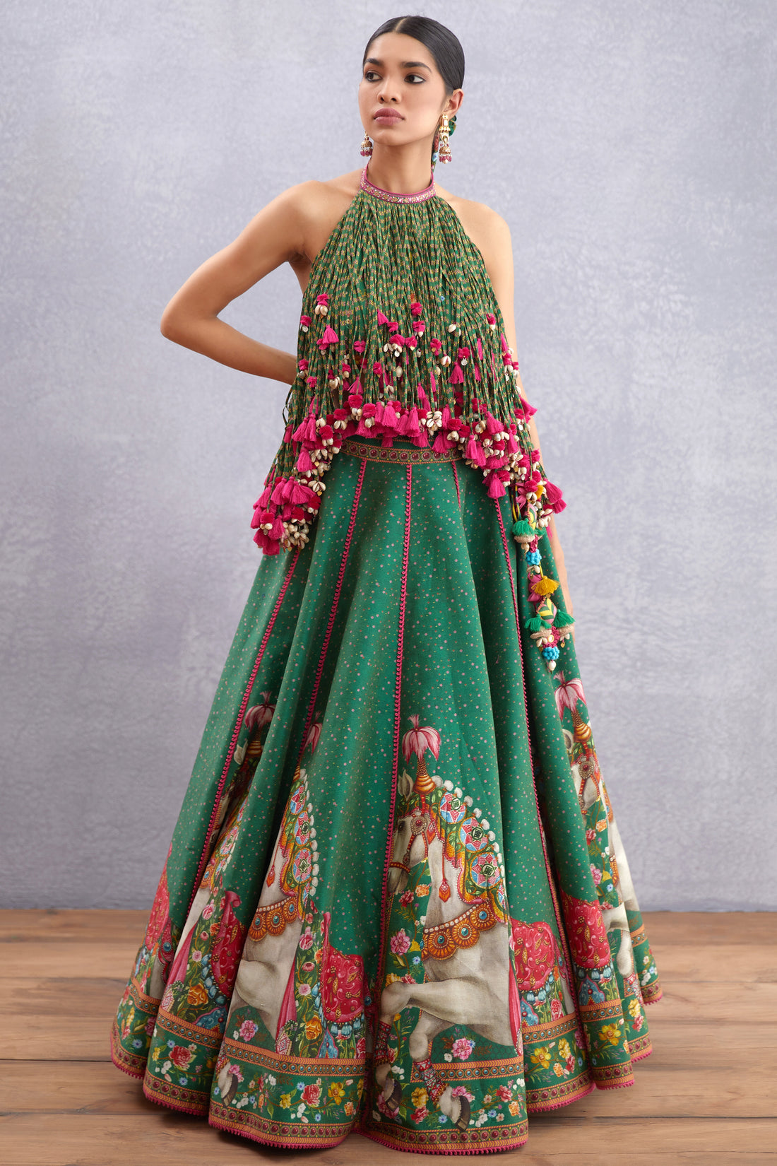 Panna Ashwamedha Latkan Blouse