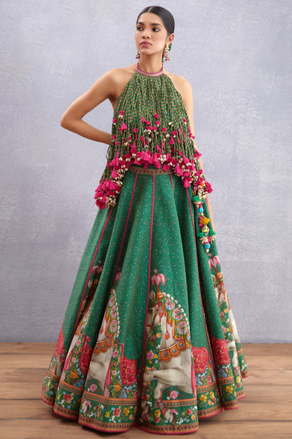 Panna Ashwamedha Latkan Blouse